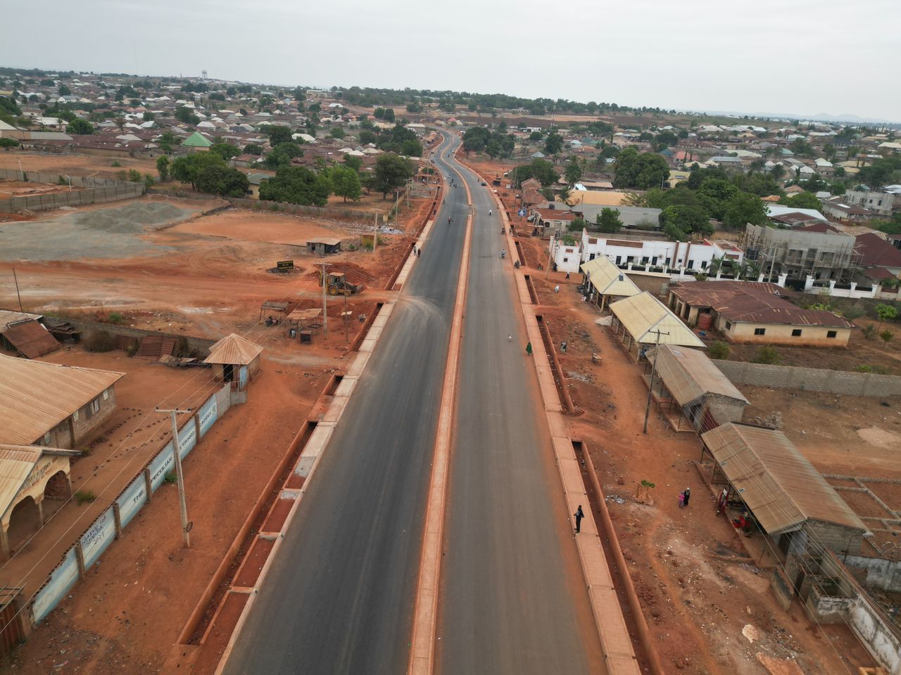Newly completed road in Niger State